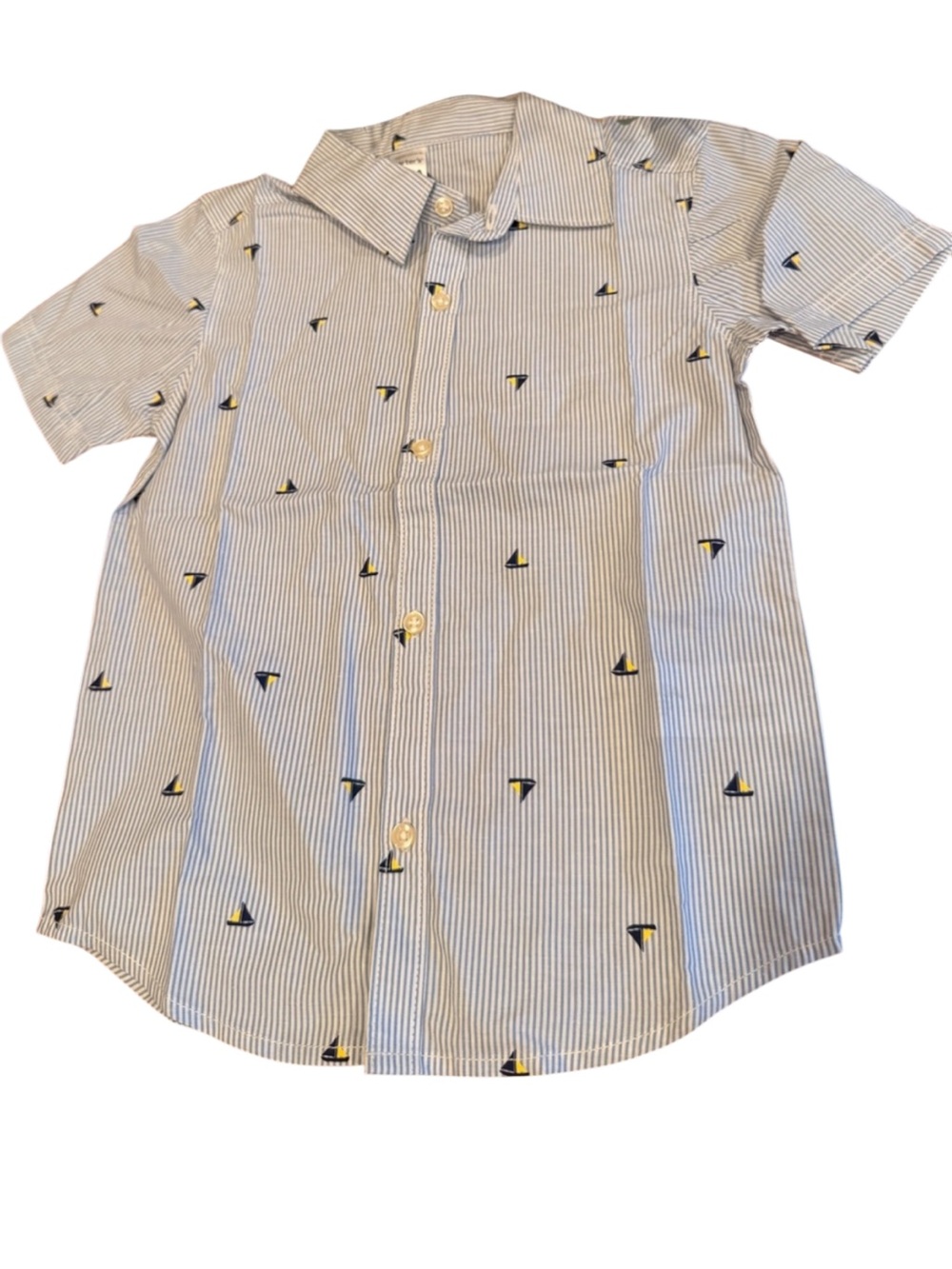 Carters boys nautical button up shirt